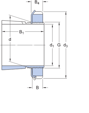 [Втулка ковзання H 213, SKF (Швеція), 65х85х40 мм] за 470 грн