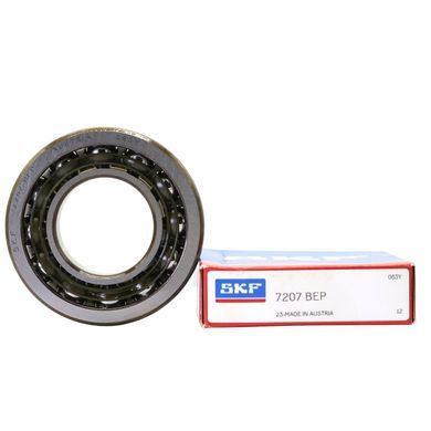 Подшипник 7207 BEP (ГОСТ: 46207), SKF (Швеция), 35х72х17 мм, шариковый радиально-упорный за 1 293 грн