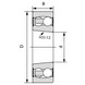 Подшипник 2205 E-2RS1KTN9, SKF (Швеция), 25x52x18 мм, шариковый самоустанавливающий