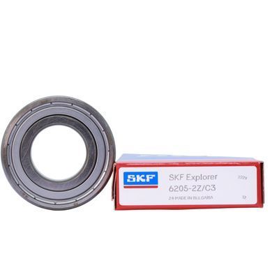 Підшипник 6205-2Z/C3 (ГОСТ: 70-80205), SKF (Швеція), 25x52x15 мм, кульковий радіальний за 219 грн