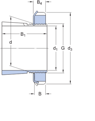 [Втулка скольжения H 318, SKF (Швеция), 90х120х65 мм] за 2 414 грн