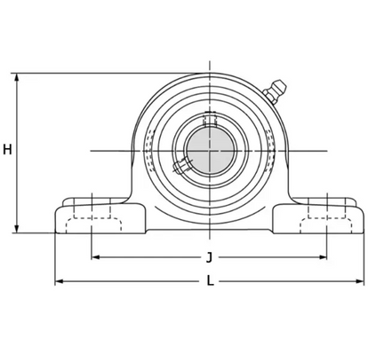 Подшипник с корпусом SGC 208 S (UCP 208), ZVL (Словакия) за 797 грн