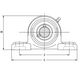 Подшипник с корпусом SGC 208 S (UCP 208), ZVL (Словакия)