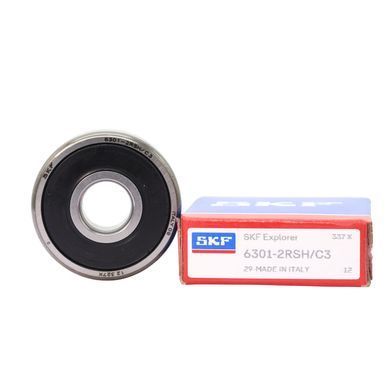 Подшипник 6301-2RSH/C3 (ГОСТ: 70-180301), SKF (Швеция), 12x37x12 мм, шариковый радиальный за 182 грн