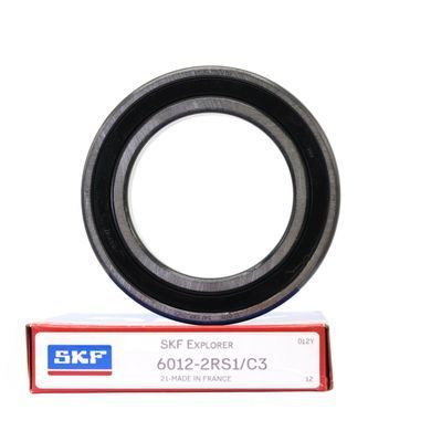 Подшипник 6012-2RS1/C3 (ГОСТ: 180112), SKF (Швеция), 60x95x18 мм, шариковый радиальный за 958 грн