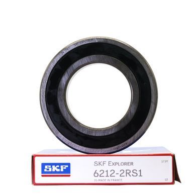 Підшипник 6212-2RS1 (ГОСТ: 180212), SKF (Швеція), 60x110x22 мм, кульковий радіальний за 1 196 грн