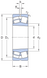 Подшипник 23038 CCK/W33, SKF (Швеция), 190х290х75 мм, роликовый сферический