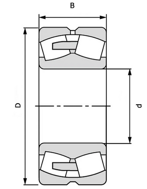 Подшипник 22312 CAW33 (ГОСТ: 3612), KINEX (Словакия), 60х130х46 мм, роликовый сферический за 2 420 грн