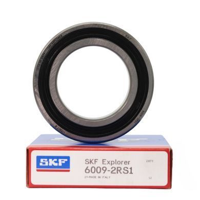 Подшипник 6009-2RS1 (ГОСТ: 180109), SKF (Швеция), 45x75x16 мм, шариковый радиальный за 560 грн