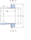 Втулка скольжения H 313, SKF (Швеция), 65х85х50 мм