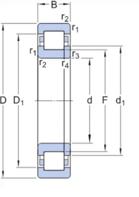 Подшипник NJ 202 ECP, SKF (Швеция) 15х35х11 мм, роликовый цилиндрический за 1 719 грн