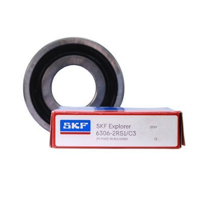 Подшипник 6306-2RS1/C3 (ГОСТ: 70-180306), SKF (Швеция), 30x72x19 мм, шариковый радиальный за 413 грн