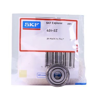 Підшипник 626-2Z (ГОСТ: 80026), SKF (Швеція), 6x19x6 мм, кульковий радіальний за 135 грн