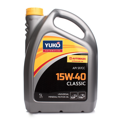 [Универсальное моторное масло с высоким содержанием синтетических компонентов Dynamic 15w40, YUKOIL (Украина), 5 л] за 707 грн
