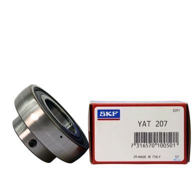 Подшипник YAT 207, SKF (Швеция), 35x72x33 мм, шариковый радиальный за 609 грн