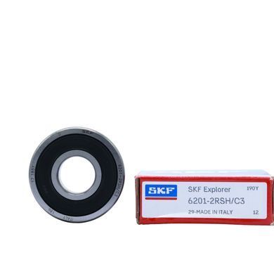 Подшипник 6201-2RSH/C3 (ГОСТ: 180201), SKF (Швеция), 12x32x10 мм, шариковый радиальный за 140 грн