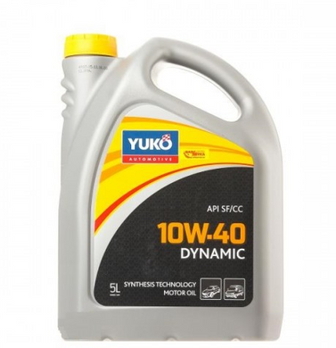 [Универсальное моторное масло с высоким содержанием синтетических компонентов Dynamic 10w40, YUKOIL (Украина), 5 л] за 712 грн