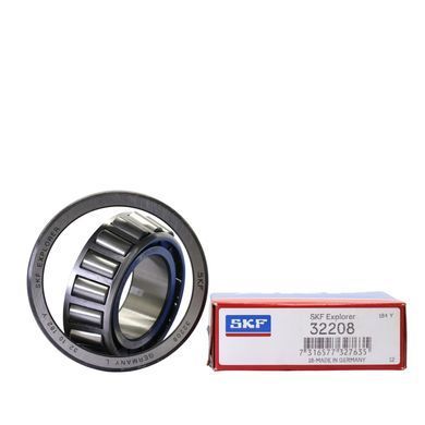 Подшипник 32208 J2/Q, SKF (Швеция), 40х80х24,75 мм, роликовый конический за 1 013 грн