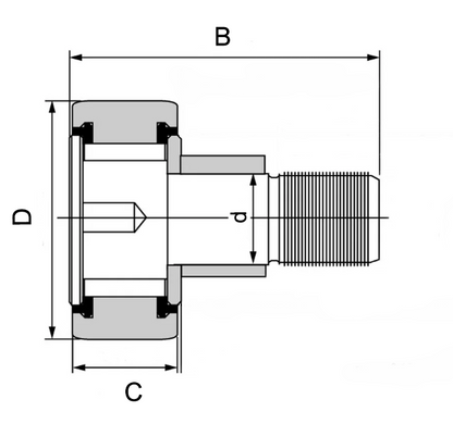 [Опорний ролик з цапфою KR 35 PPA, SKF (Швеція)] за 2 115 грн