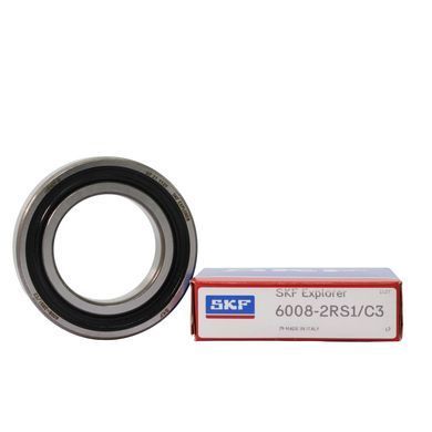 Підшипник 6008-2RS1/C3 (ГОСТ: 70-180108), SKF (Швеція), 40x68x15 мм, кульковий радіальний за 418 грн
