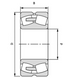 Подшипник 22317 EK, SKF (Швеция), 85х180х60 мм, роликовый сферический