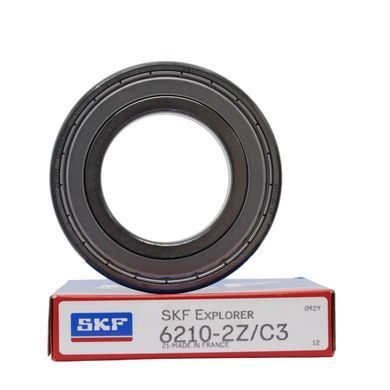 Подшипник 6210-2Z/C3 (ГОСТ: 70-80210), SKF (Швеция), 50x90x20 мм, шариковый радиальный за 819 грн