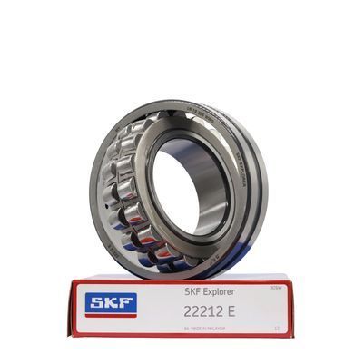 Підшипник 22212 E (ГОСТ: 53512), SKF (Швеція), 60х110х28 мм, роликовий сферичний за 3 588 грн