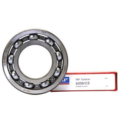 Подшипник 6208/C3 (ГОСТ: 70-208), SKF (Швеция), 40x80x18 мм, шариковый радиальный за 537 грн
