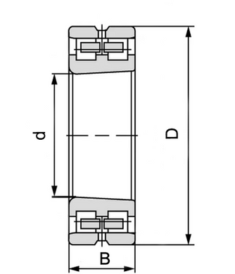 Подшипник NNU4920-S-KM-SP, FAG (Германия), 100х140х40 мм, роликовый цилиндрический за 4 756 грн