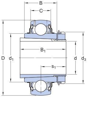 Подшипник YSA 210-2FK, SKF (Швеция), 50х90х37 мм, шариковый радиальный за 1 586 грн