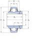 Подшипник YSA 210-2FK, SKF (Швеция), 50х90х37 мм, шариковый радиальный